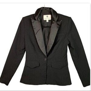 Altuzarra Target Padded Shoulder One button Collard Blazer Jacket size small